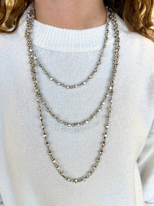 Silver Plated Layering Necklace