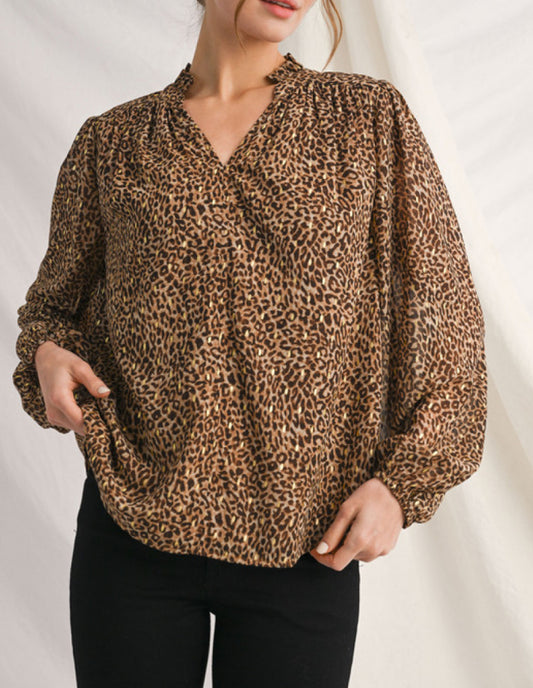 Animal Print Top
