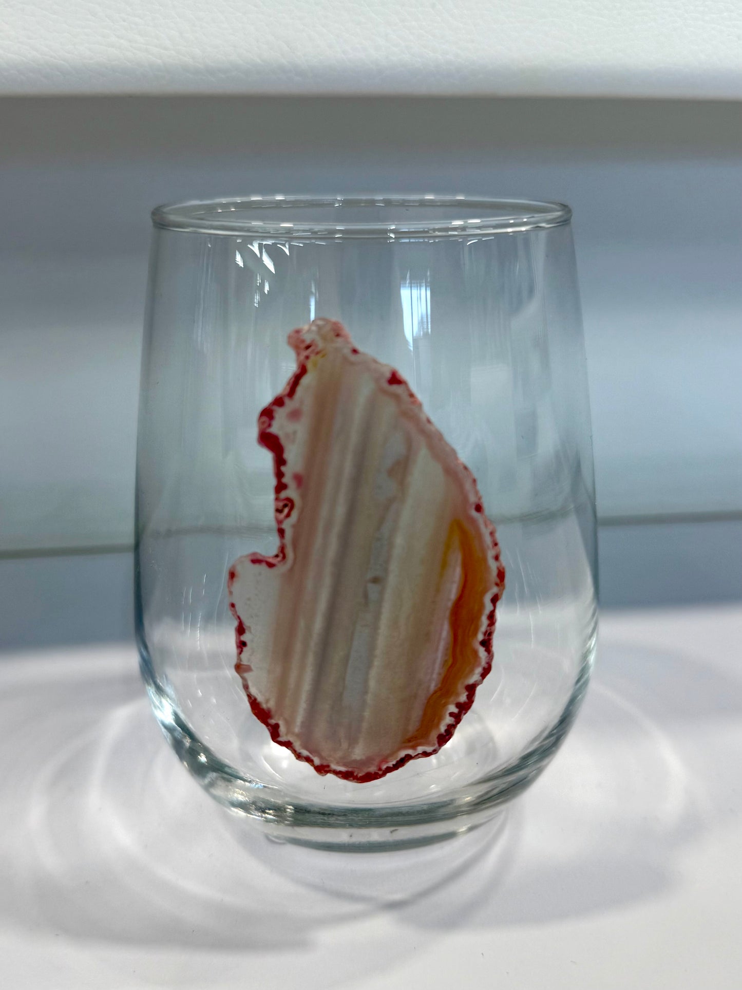 Agate Stemless Wine Glass
