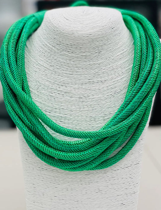 Eight Strand Necklace/Green