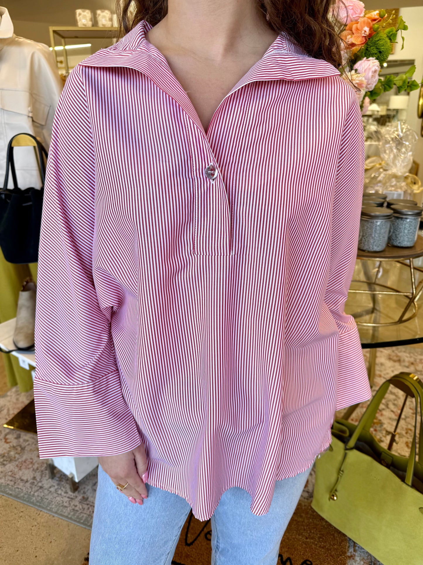 Striped Long Sleeve Top