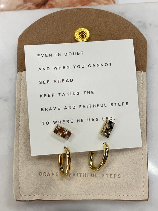 Brave + Faithful Earrings