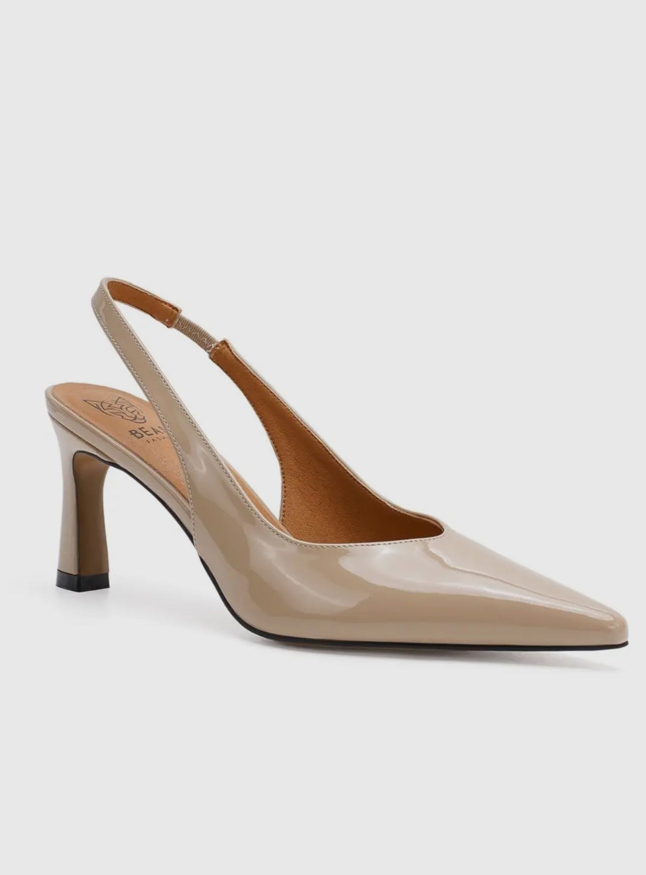 Nude Slingback Pumps