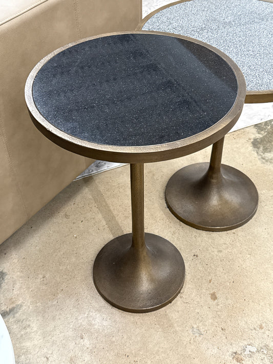 Black & Gold Side Table