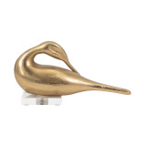 12" Gold Bird Statuary