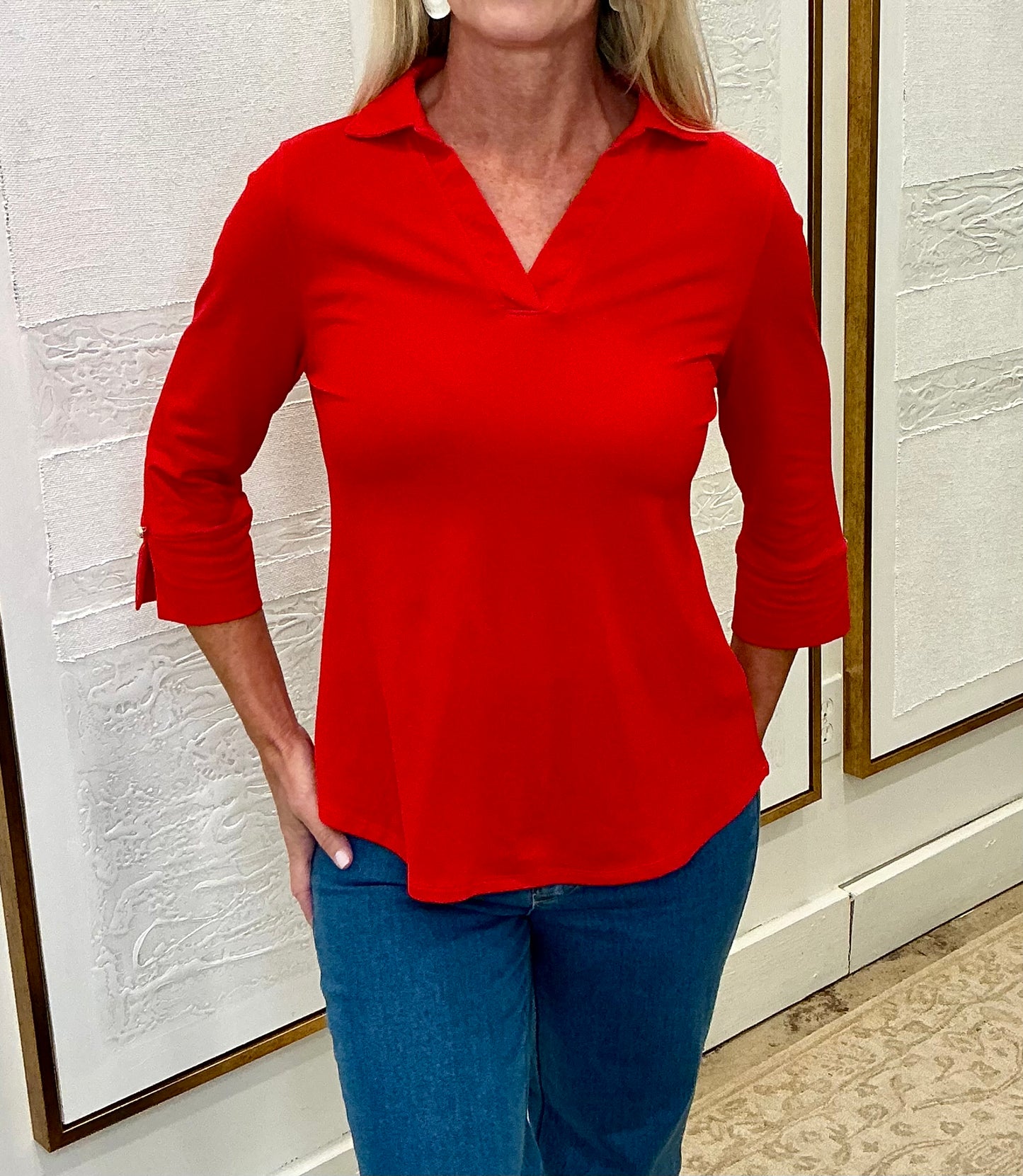 3/4 Sleeve Lightweight Top