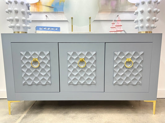 Grey Cool Tone Wood Cabinet 78"x39"