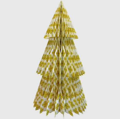 LP Round Honeycomb Christmas Tree/Citrine 18”