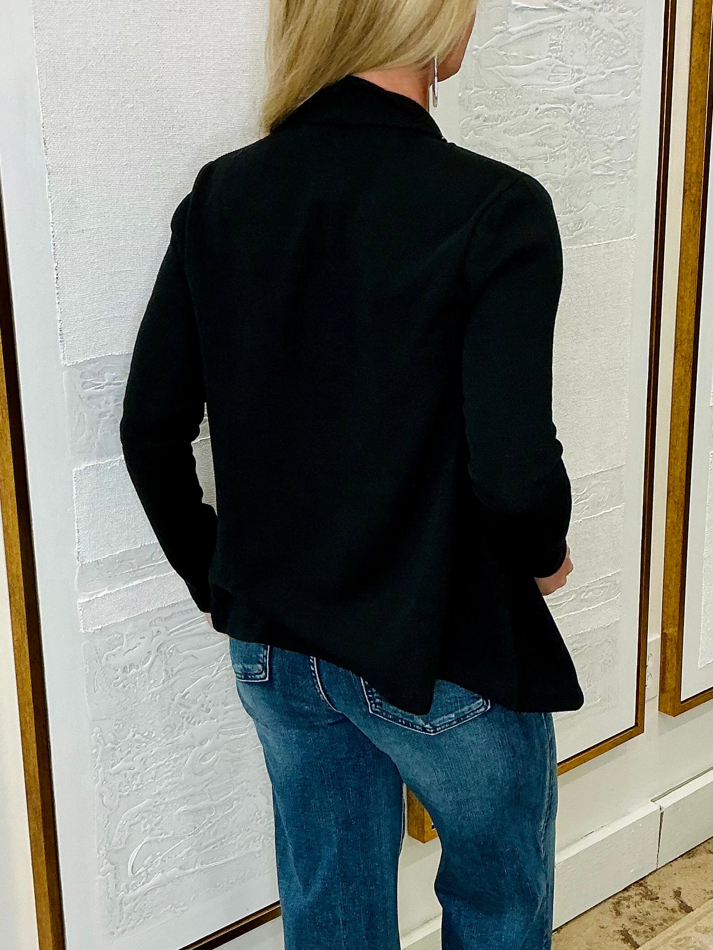 Black Cowl Neck Sweater