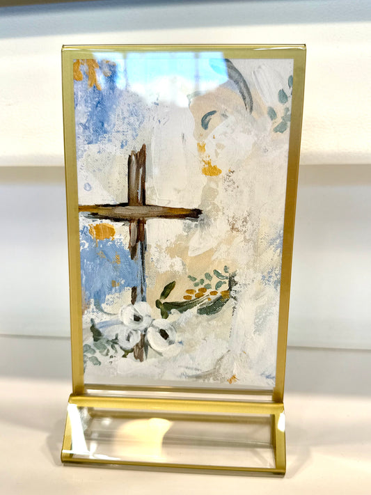 Floral Cross 4x6
