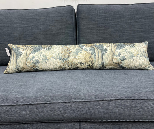 Blue Green Floral Lumbar 12"x48"