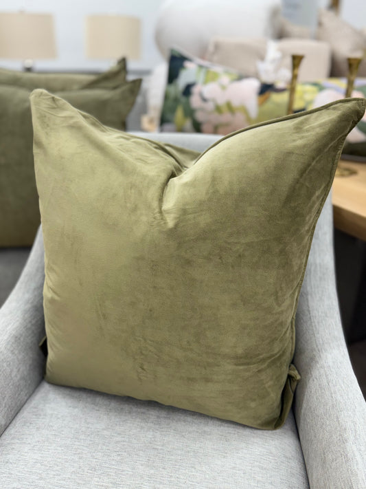 Olive Green Pillow 24"