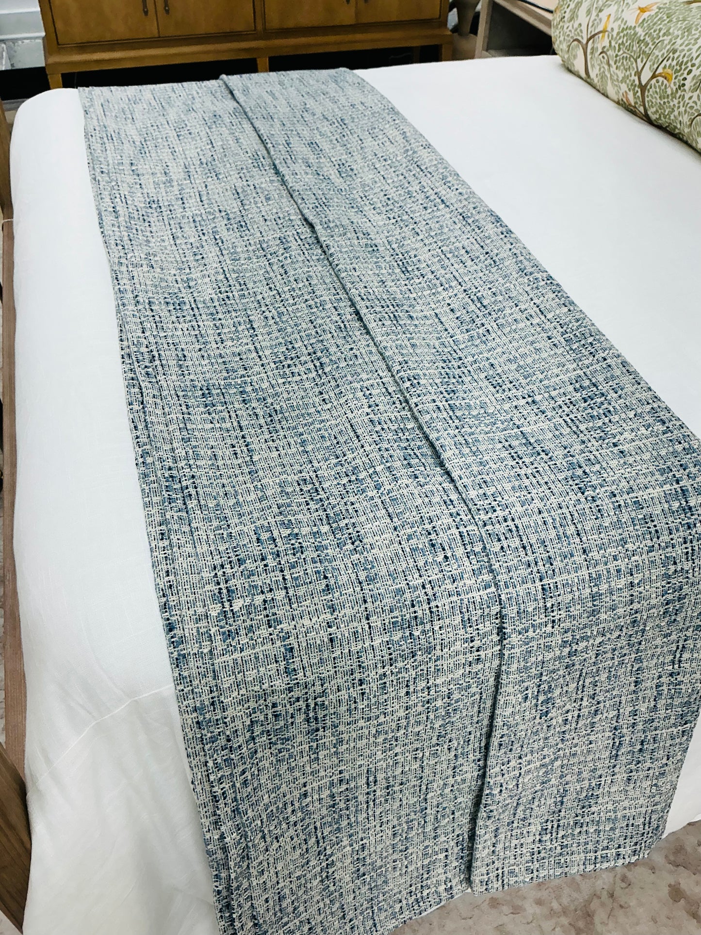 Blue Tweed Duvet Cover Set