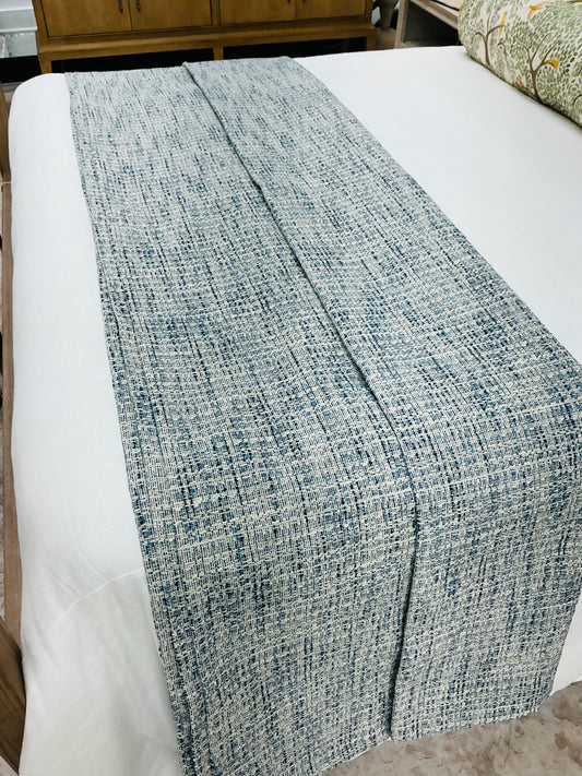 Blue Tweed Duvet Cover Set