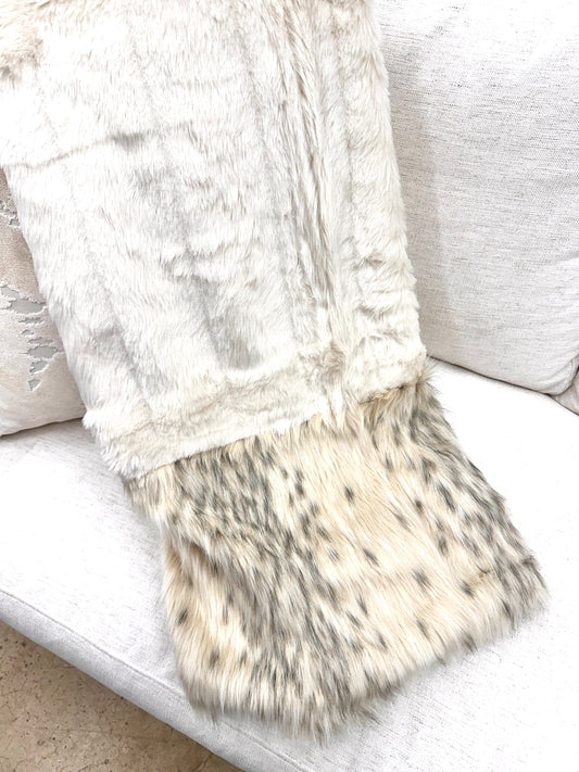 Faux Mink Oversized Throw 50x80
