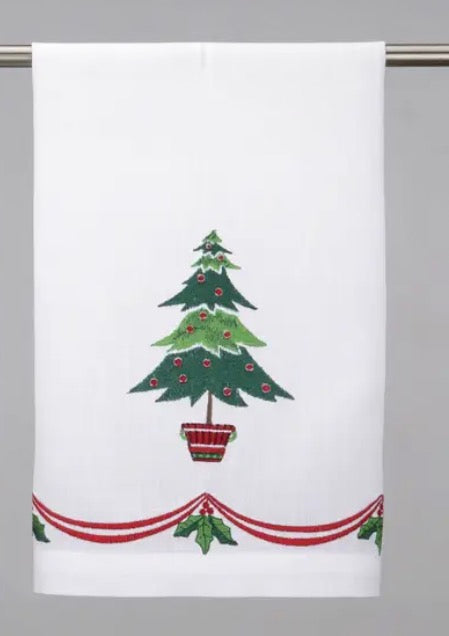 Holiday Tree Guest Towel