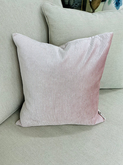 Pink Velvet Throw Pillow 18"x18"