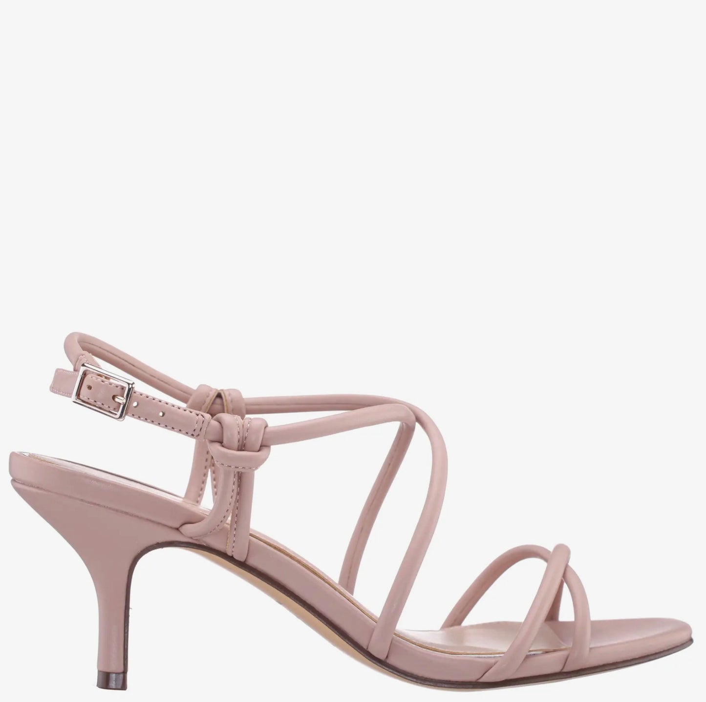 Nude Multi Strap Heel