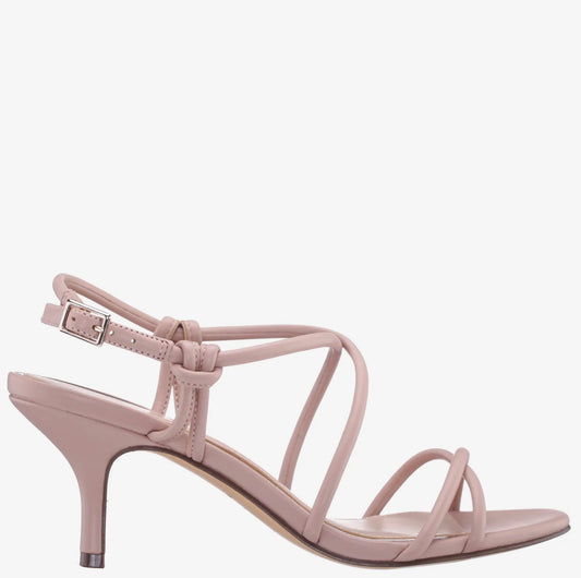Nude Multi Strap Heel