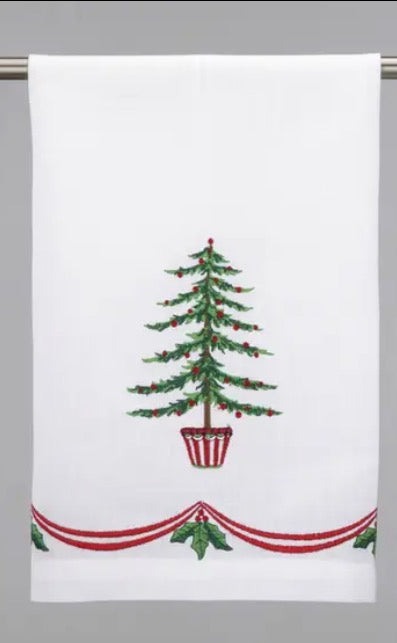 Holiday Tree Guest Towel
