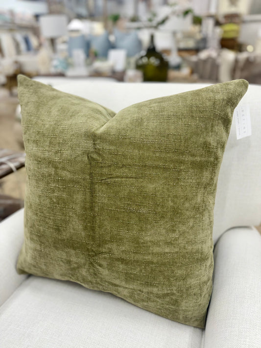 Green Textured Pillow 26"
