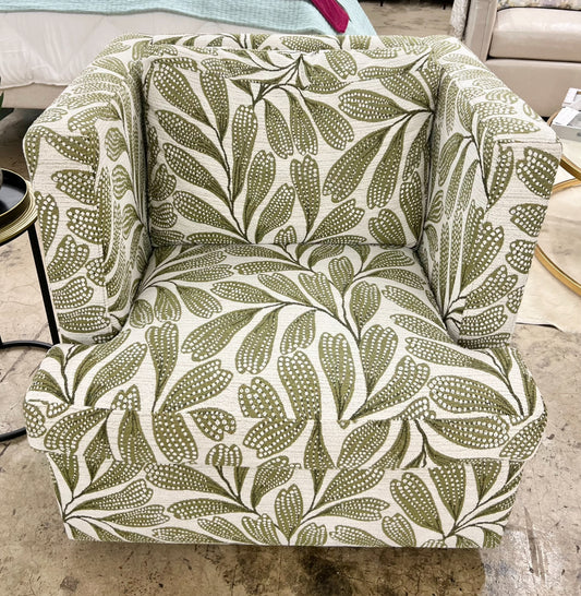 Green Leaf Custom Swivel Chair