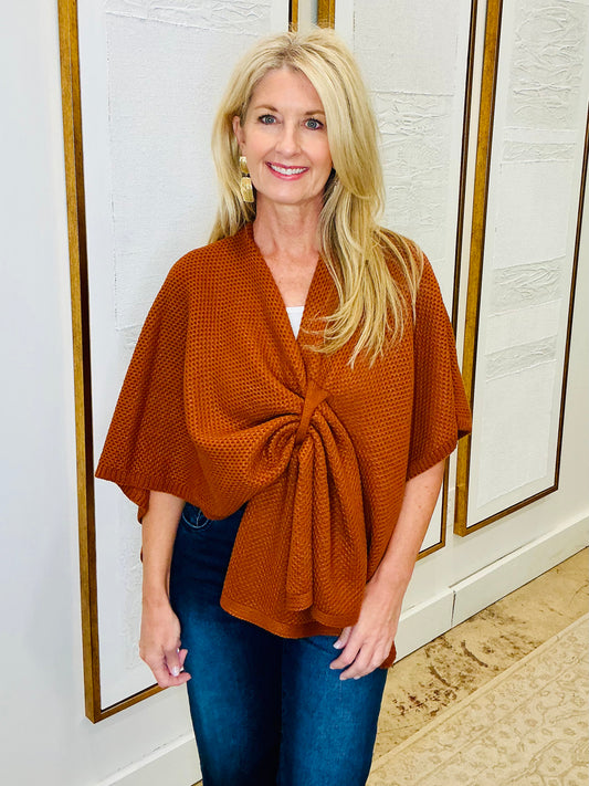 Loop-Through Poncho Wrap