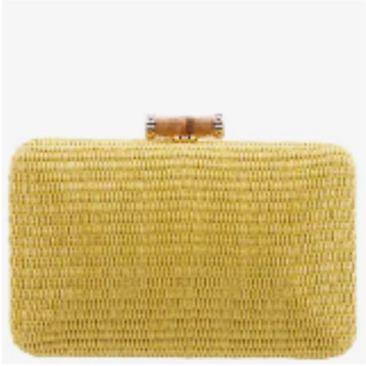 Marigold Woven Clutch