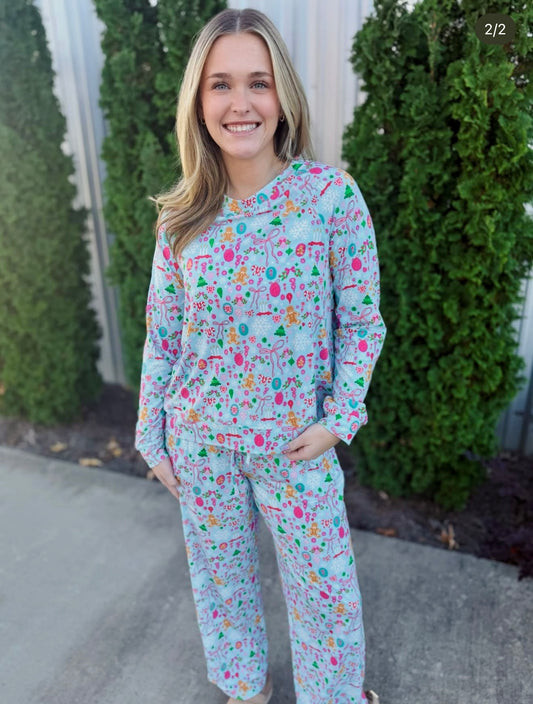 Blue Winter Wonderland Pajamas