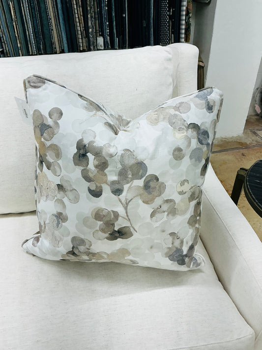 23" Neutral Cherry Blossom Pillow