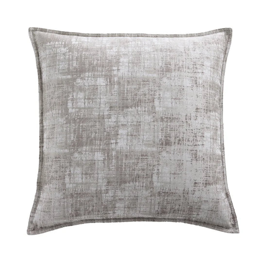 Pewter Jacquard Textured Euro Sham 27"