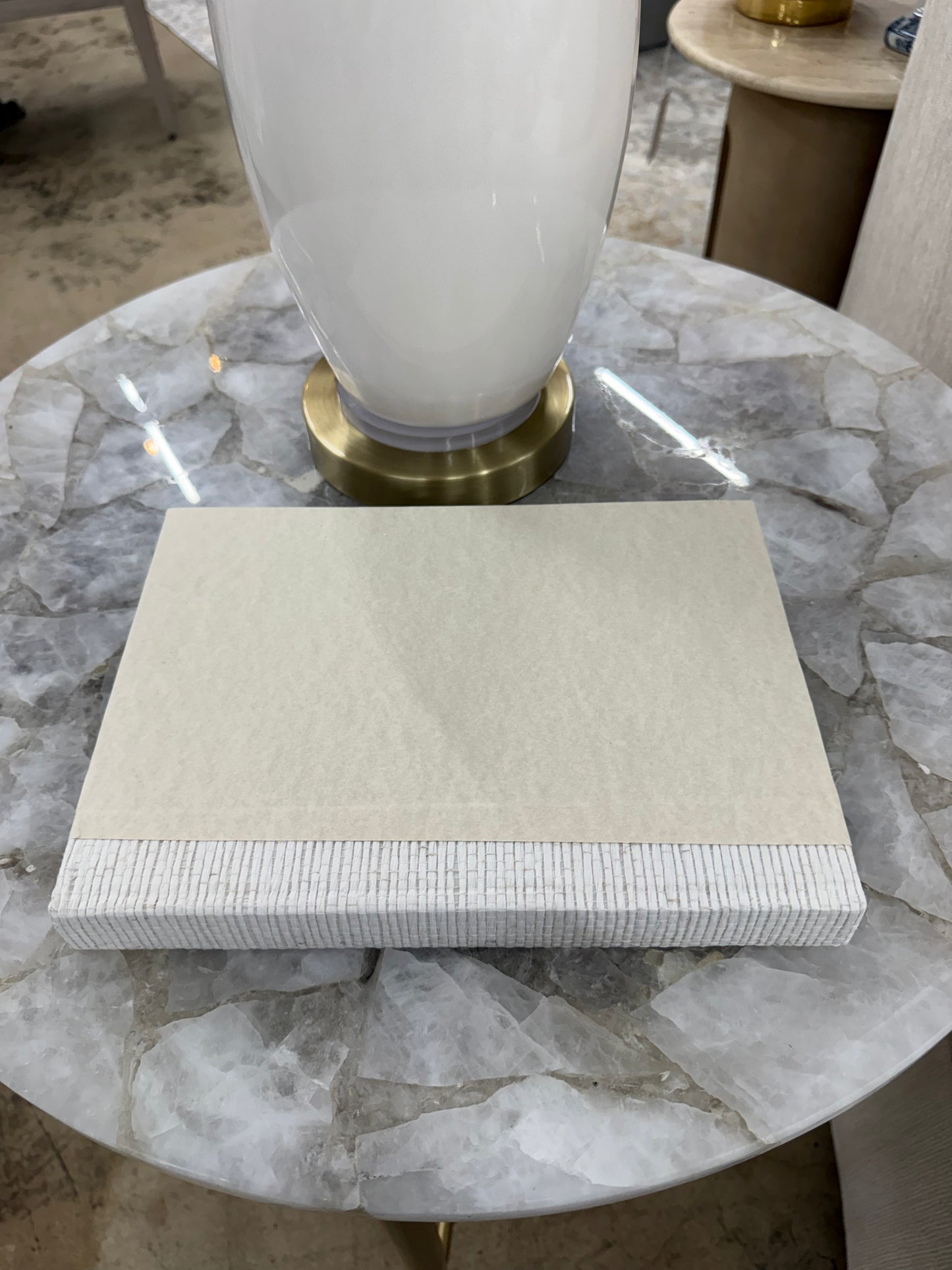 White Woven Book