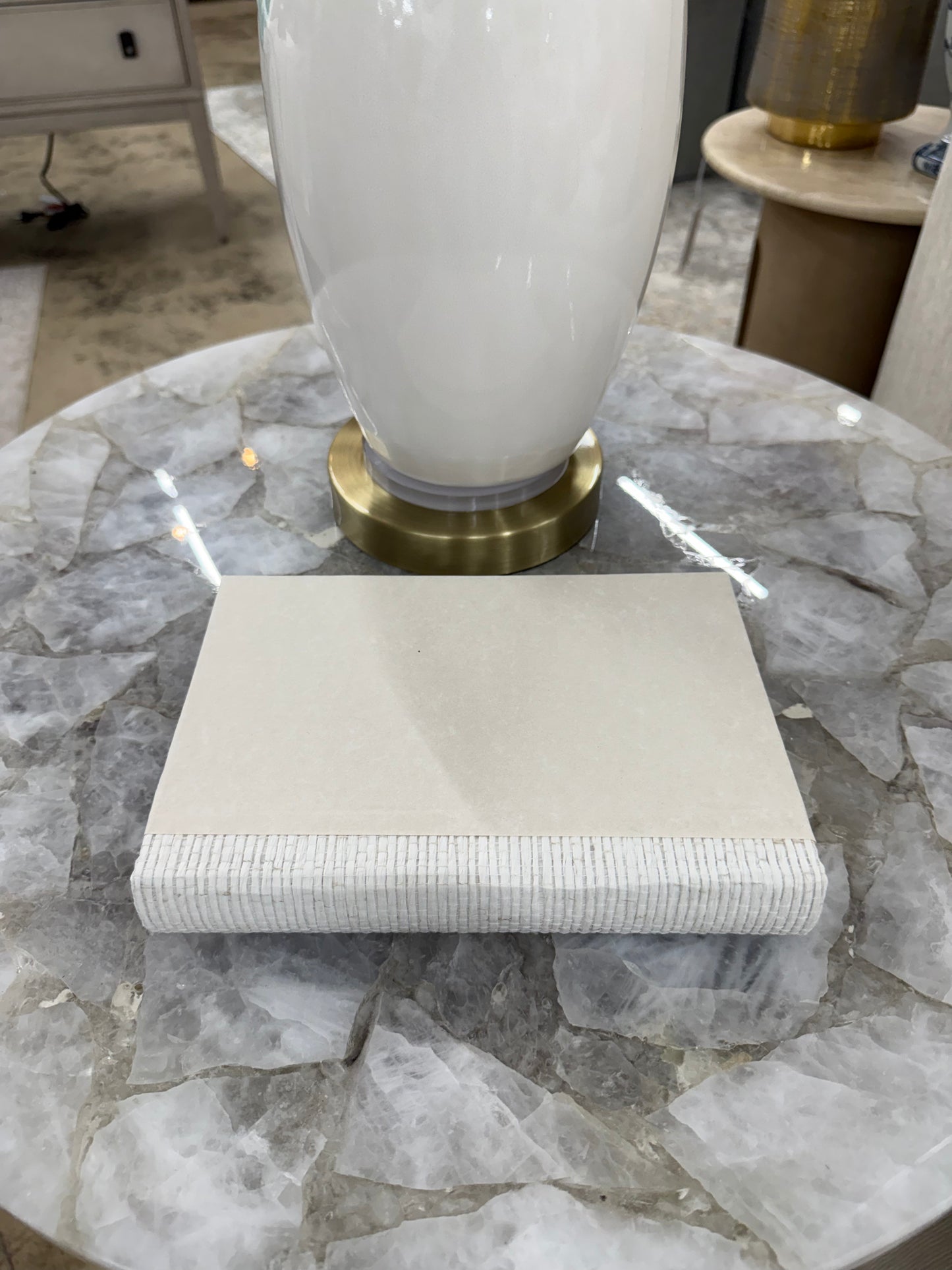 White Woven Book