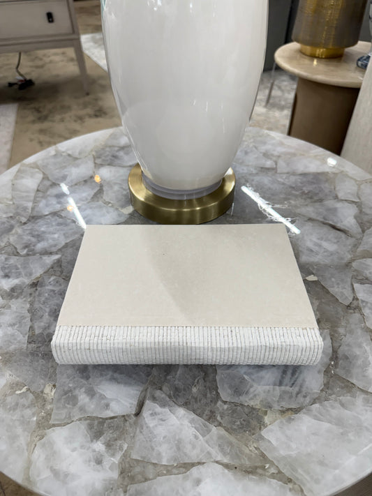 White Woven Book