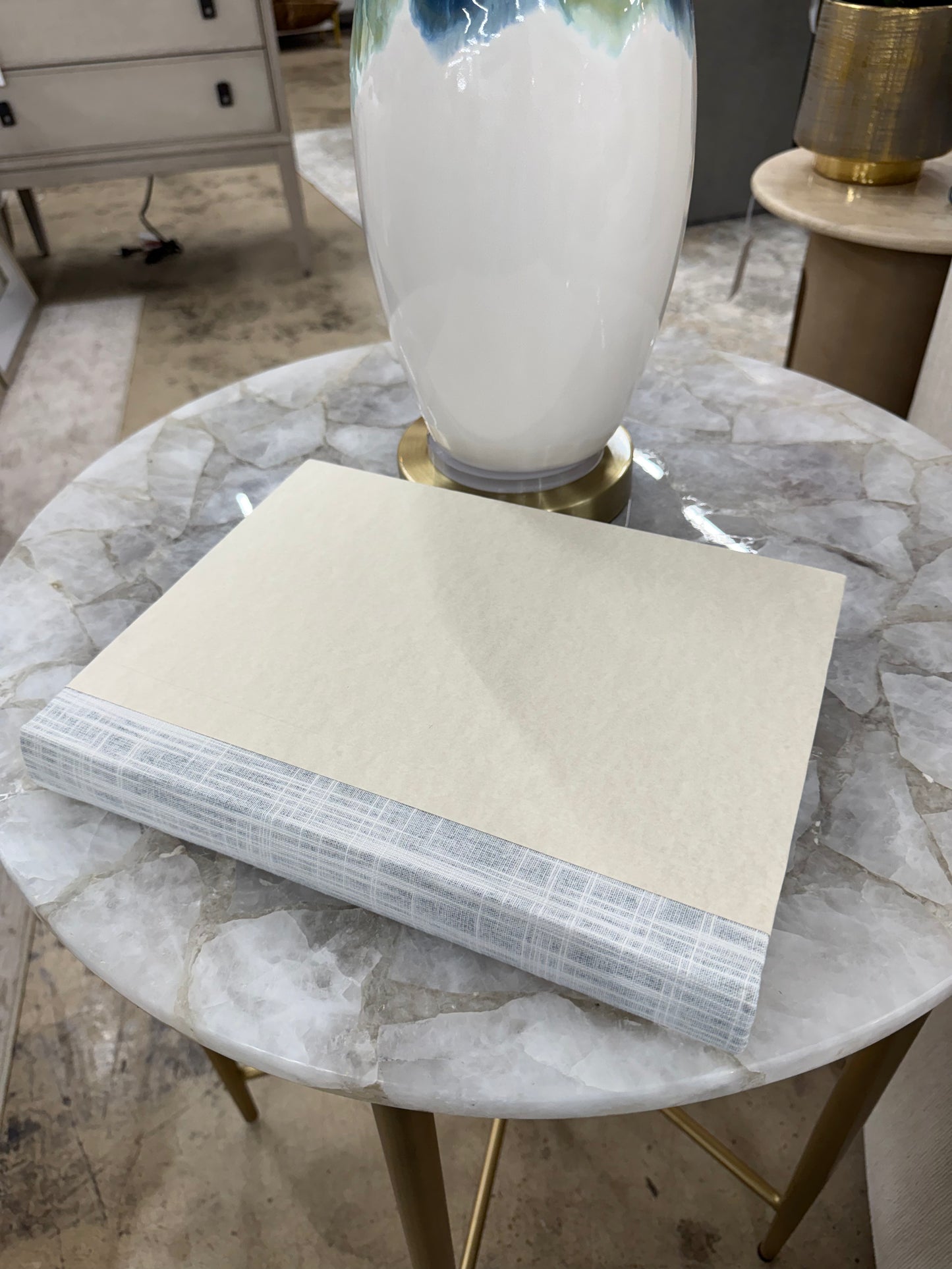 Light Blue Textured Book