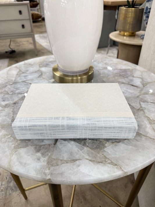 Light Blue Textured Book