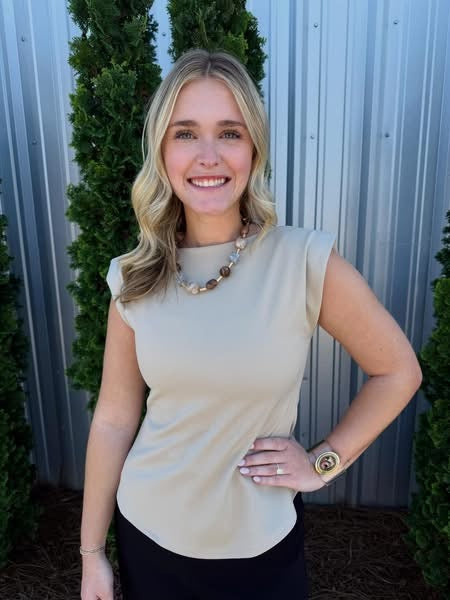 Sleeveless Peplum Top
