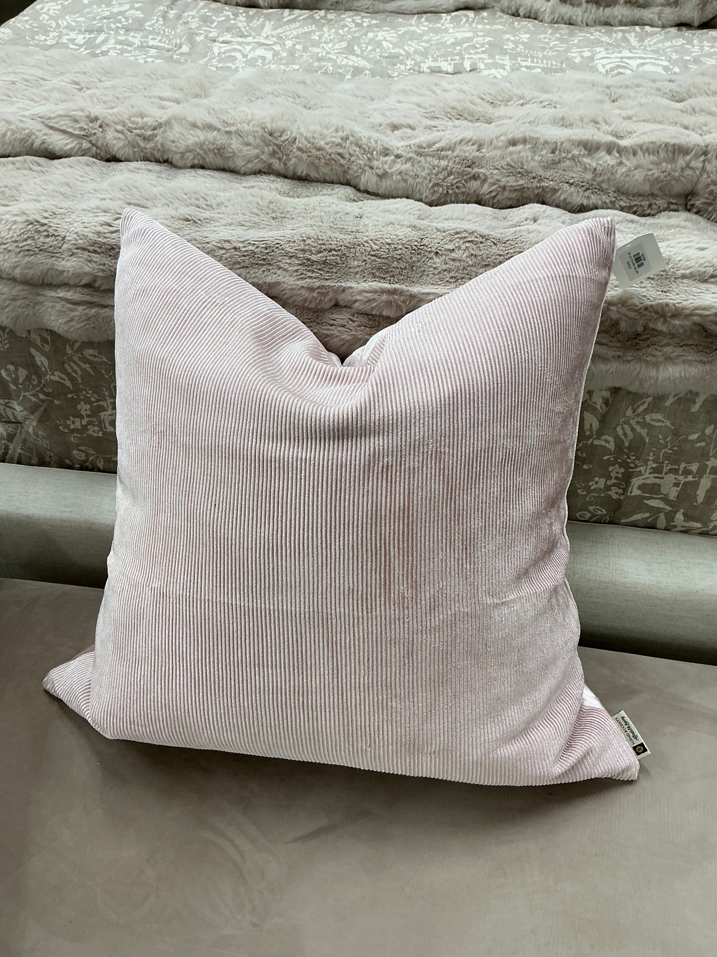 Light Pink Velvet Euro 26" x26"