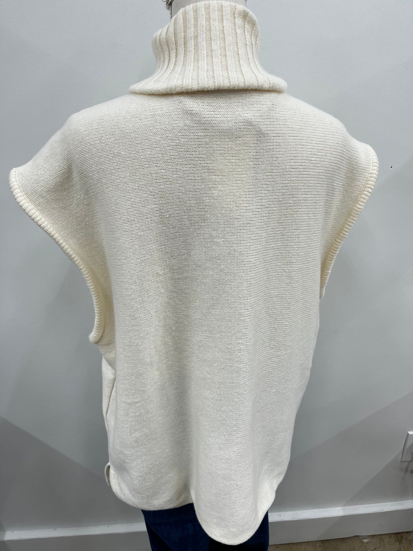 Ivory Turtleneck Sweater