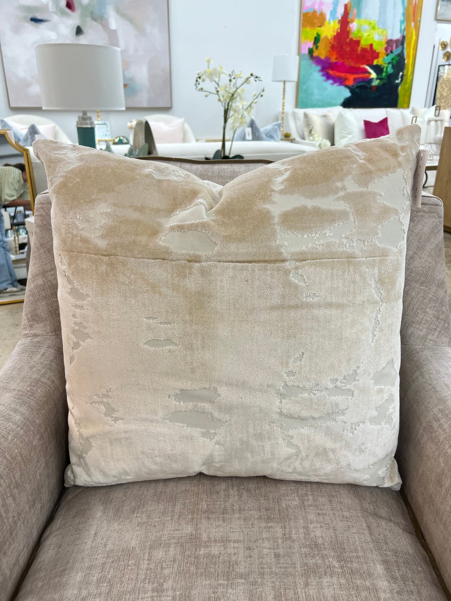 Kanoko Cream Pillow