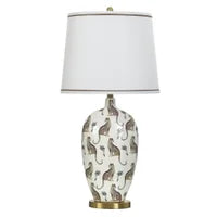 Cheetah Design Lamp 34"H