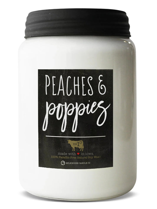 Milkhouse Candle Co Peaches & Poppies