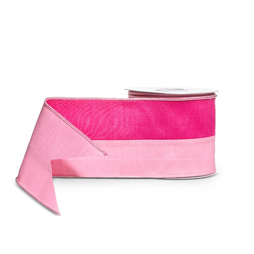 10'x4" Two-Toned Pink Ribbon