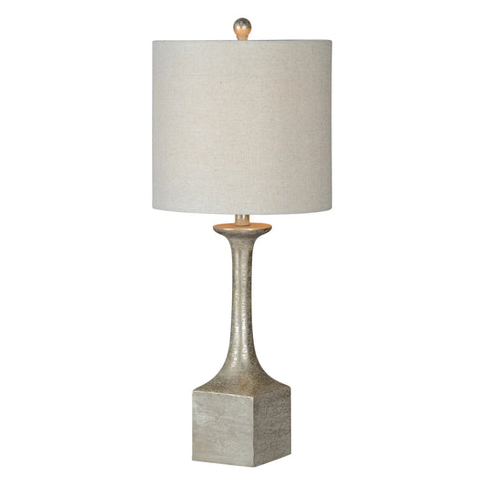 Silver Buffet Lamp 29.75"H