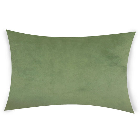 Lush Green Velvet Lumbar 14"x36"