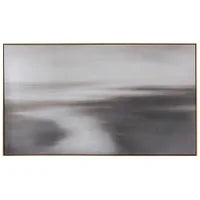 Smoky Grey Canvas Art 60 x 35