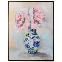 Pink Peony Canvas 30"w x 40"w
