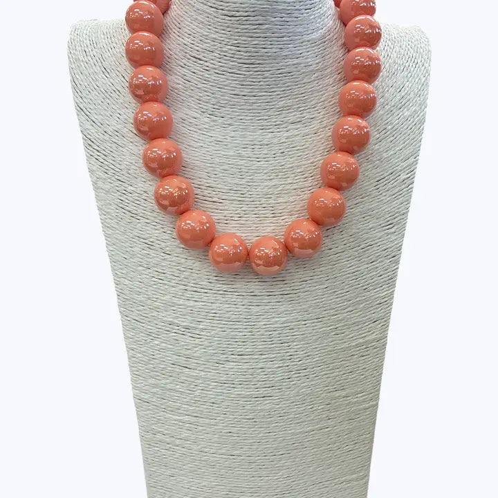 Acrylic Beaded Short Necklace
