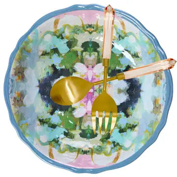 Nantucket Bloom Melamine Serving Bowl