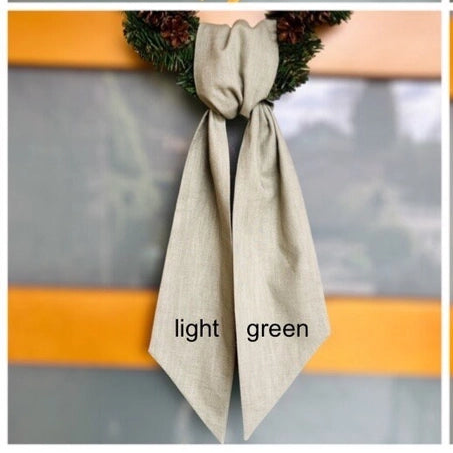 100% Linen Wreath Sash